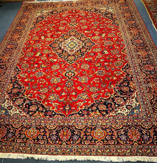 Fine Kashan, marked as Golestan carpet 340 x 245cm